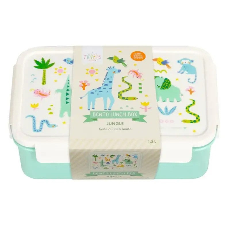 A Little Lovely Company Bento Lunch Box 1.2L Jungle