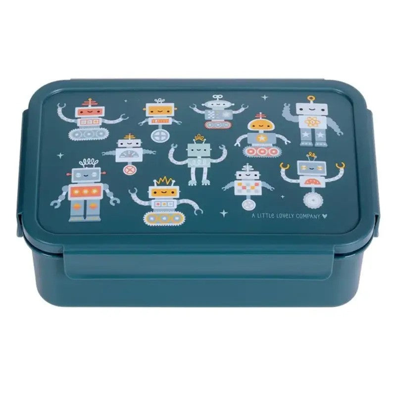 A Little Lovely Company Bento Lunch Box 1.2L Robots