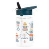 A Little Lovely Company Drink Bottle 450ml Robots