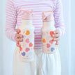 A Little Lovely Company Insulated Stainless Steel Drink Bottle 350ml Hearts