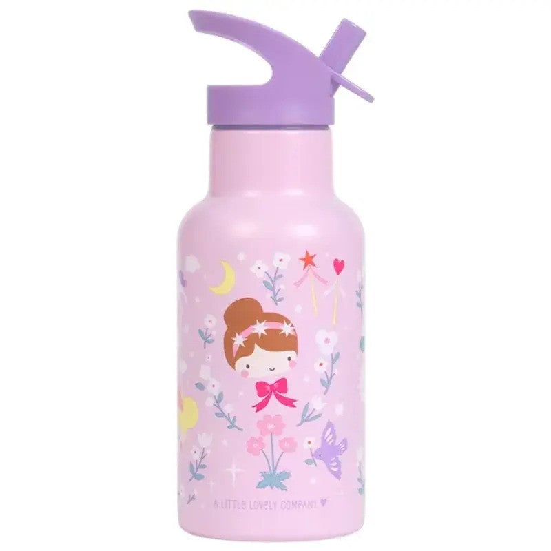 A Little Lovely Company Insulated Stainless Steel Drink Bottle 350ml Princesses