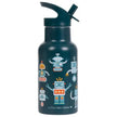 A Little Lovely Company Insulated Stainless Steel Drink Bottle 350ml Robots