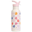 A Little Lovely Company Insulated Stainless Steel Drink Bottle 500ml Hearts