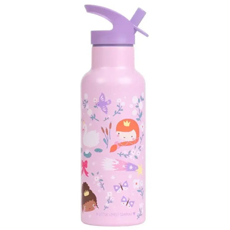 A Little Lovely Company Insulated Stainless Steel Drink Bottle 500ml Princesses