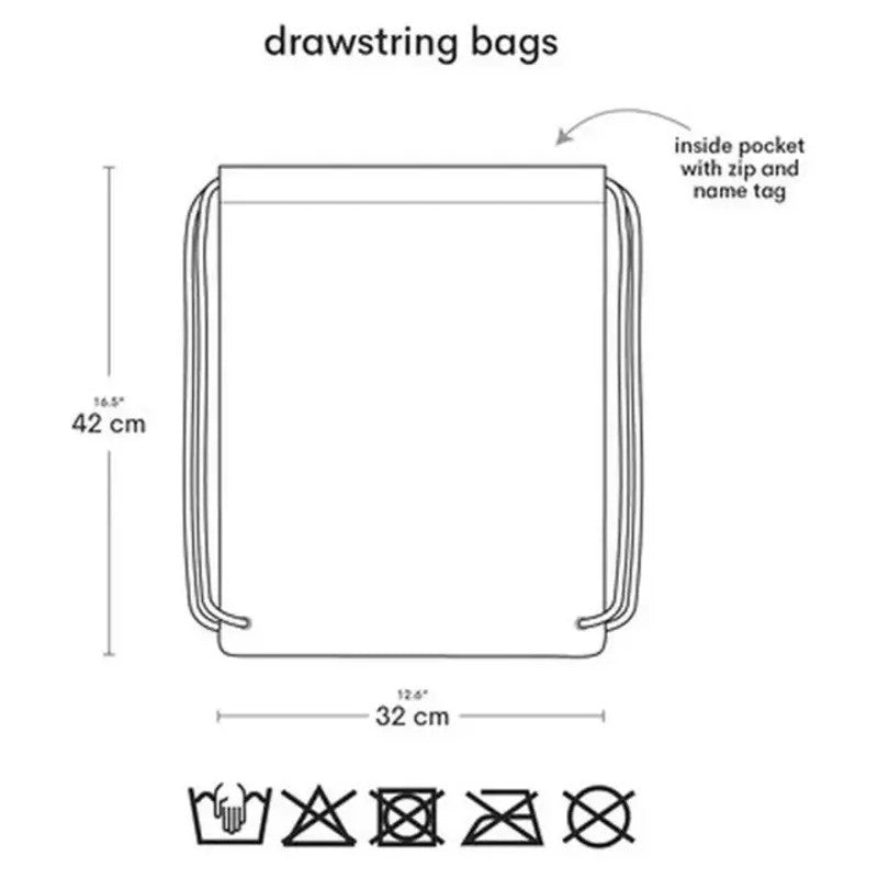 A Little Lovely Company Kids Drawstring Bag (41 Cm) Hearts