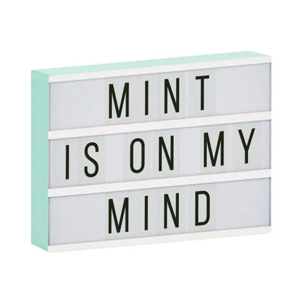 A Little Lovely Company Lightbox Mint A4