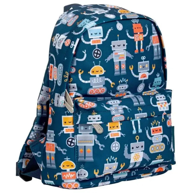 A Little Lovely Company Little Backpack 7L Robots