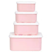 A Little Lovely Company Lunch & Snack Box Set Hearts