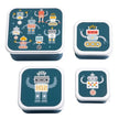 A Little Lovely Company Lunch & Snack Box Set Robots