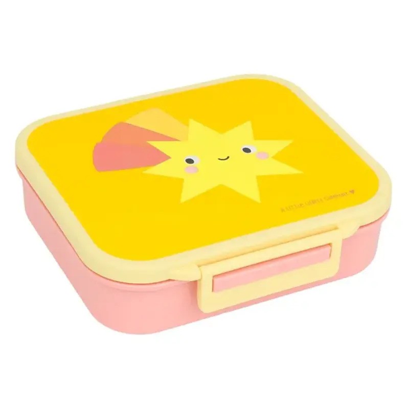 A Little Lovely Company Square Lunch Box 900ml Shooting Star