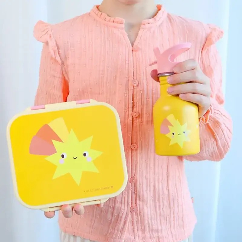 A Little Lovely Company Square Lunch Box 900ml Shooting Star