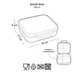 A Little Lovely Company Square Lunch Box 900ml Shooting Star
