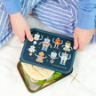 A Little Lovely Company Stainless Steel Lunch Box 900ml Robots