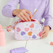 A Little Lovely Company Toiletry Bag Hearts