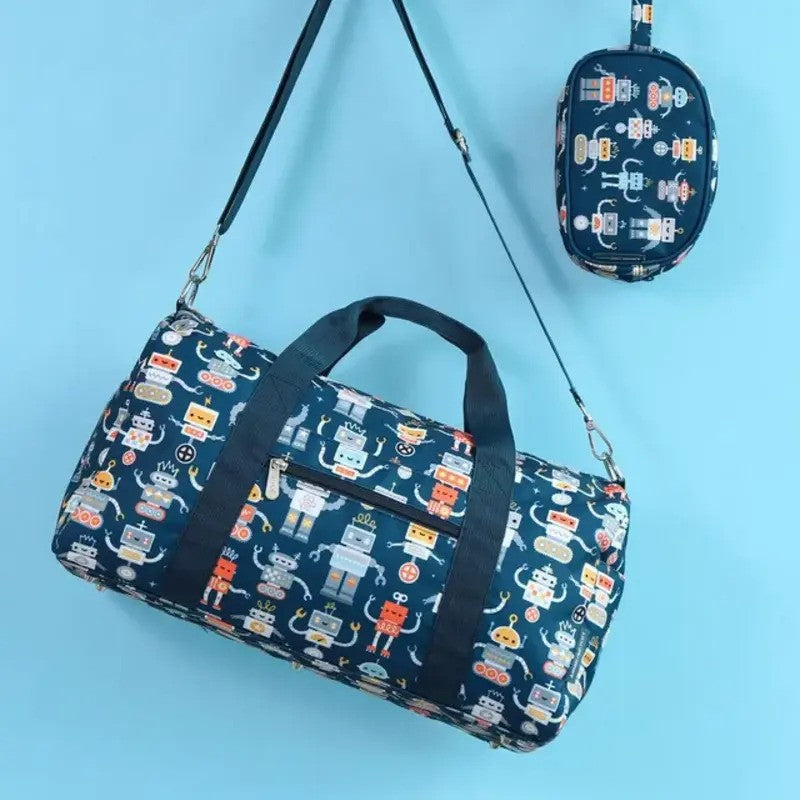 A Little Lovely Company Toiletry Bag Robots