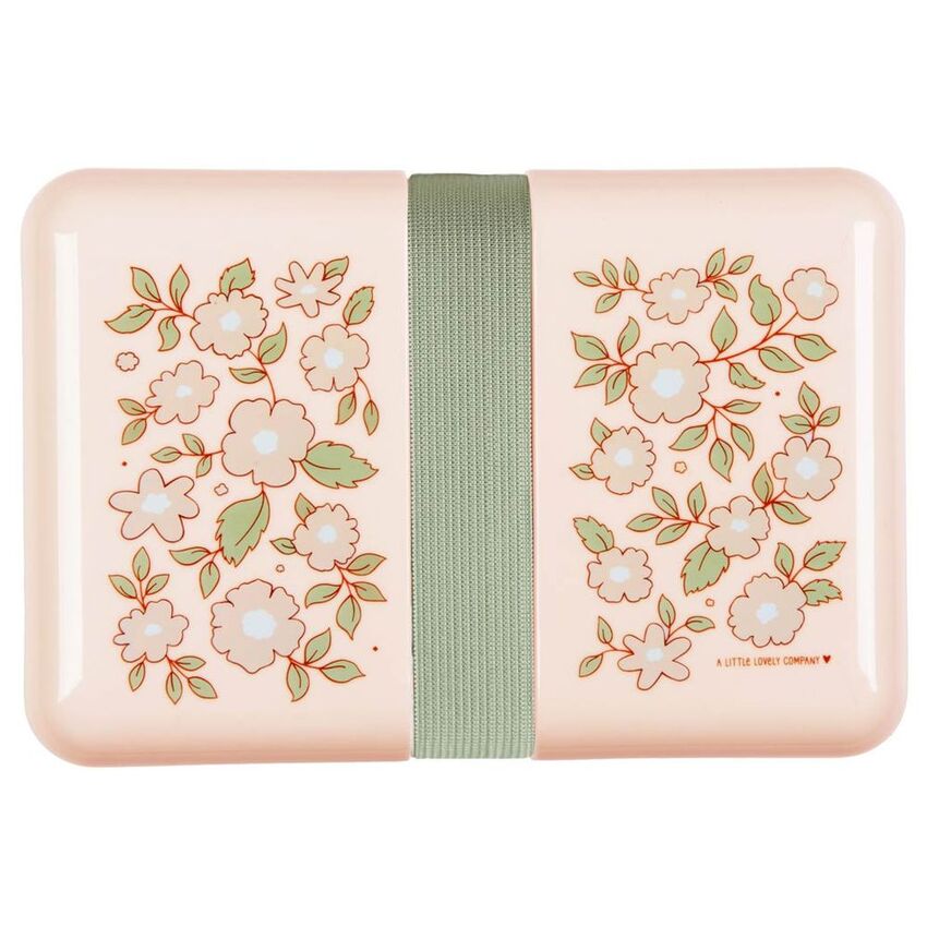 A Little Lovely Company Lunchbox Blossoms Pink