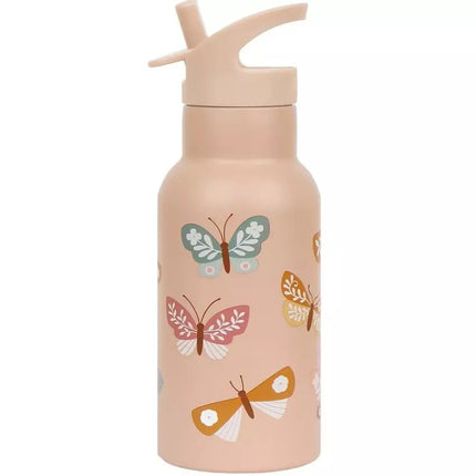 A Little Lovely Company Stainless Steel Drink Bottle Butterflies