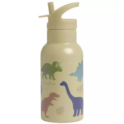 A Little Lovely Company Stainless Steel Drink Bottle Dinosaurs