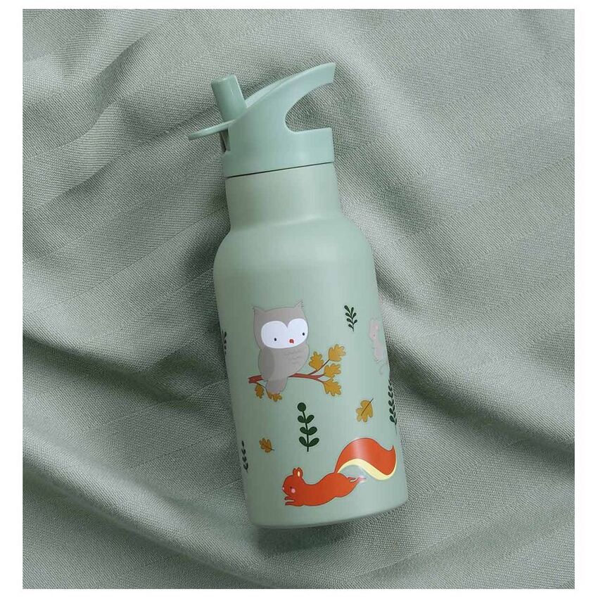 A Little Lovely Company™ Stainless Steel Drink Bottle Forest Friends