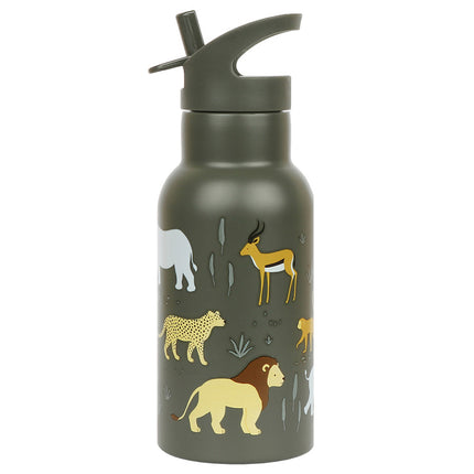 A Little Lovely Company Stainless Steel Drink Bottle Savanna