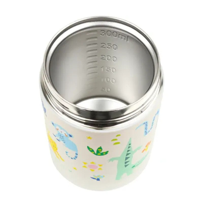 A Little Lovely Company Insulated Stainless Steel Food Jar 300ml Jungle