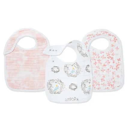 Aden + Anais Classic 3Pack Snap Bibs Birdsong