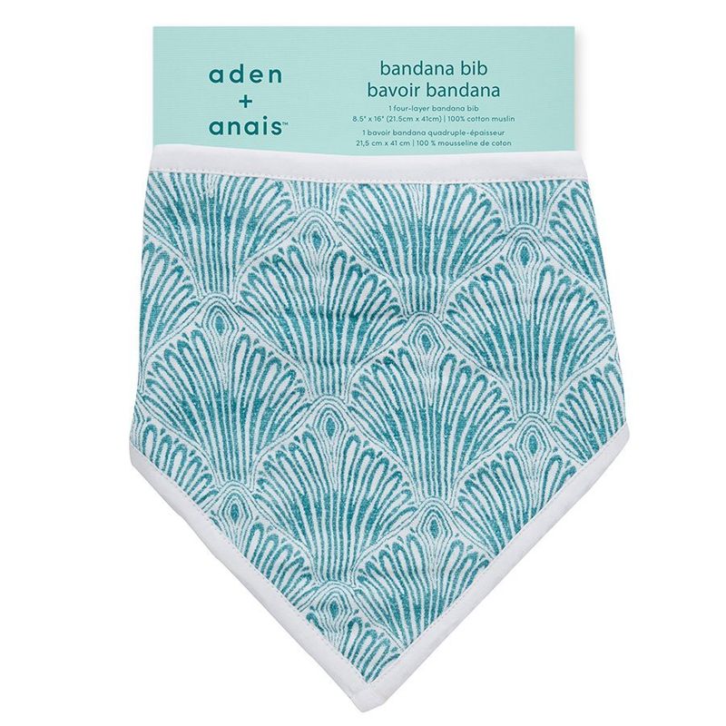 Aden + Anais Classic Bandana Bib Paisley Teal