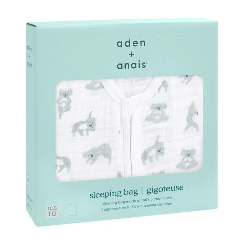 Aden + Anais Light Sleeping Bag 1.0 TOG Cotton Muslin Now & Zen