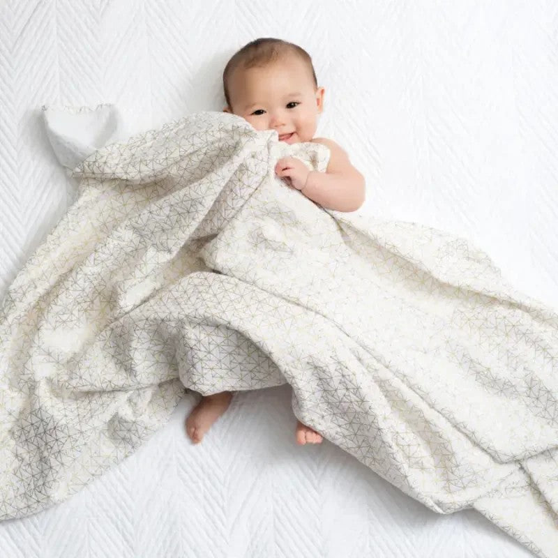Aden + Anais (3Pack) Swaddles Mettalic Gold Deco