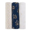 Aden + Anais (3Pack) Swaddles Mettalic Gold Deco