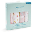 Aden + Anais (4Pack) Swaddle Blanket Essentials Cotton Muslin Ice Cream