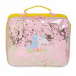 Al Little Lovely Company Cool Bag Glitter Unicorn Yellow