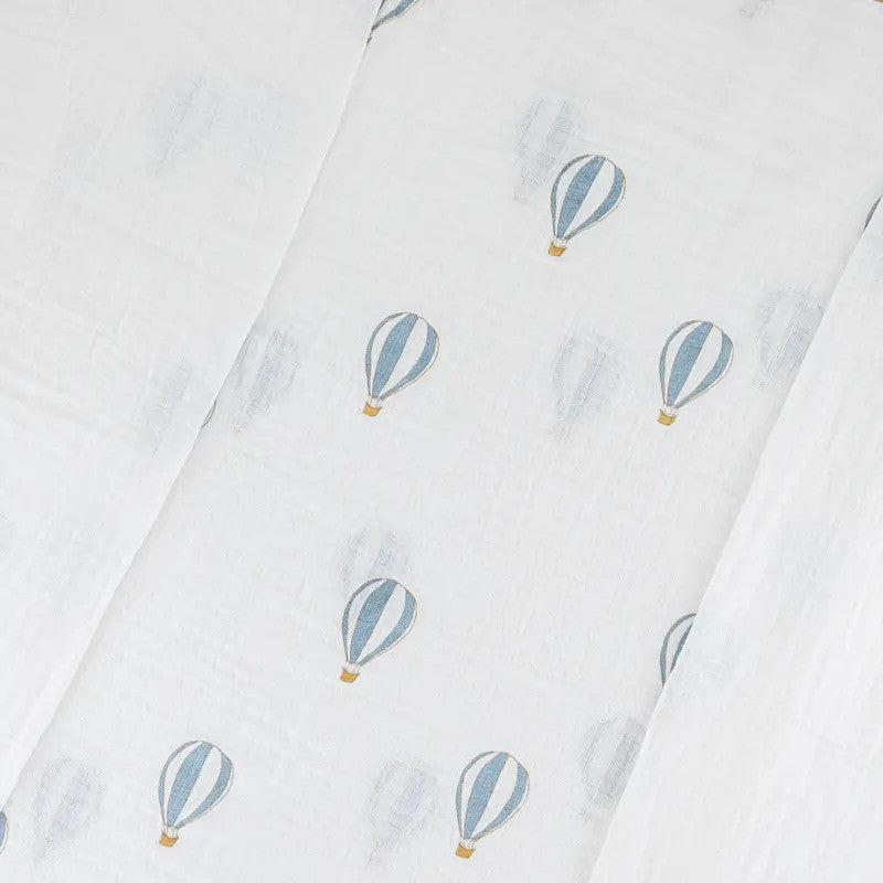 Anvi Baby Cotton Swaddle (90X101 cm Set of 3) Balloons
