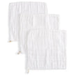 Anvi Baby Muslin Face Cloths Organic Cotton (26x26CM Set of 3) White Crow