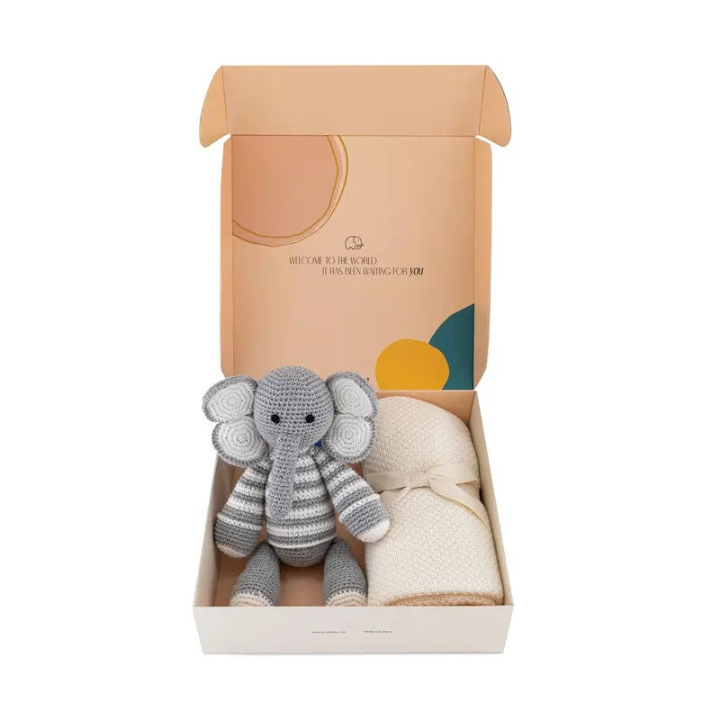 Anvi Baby Newborn (2pcs) Gift Set Tusker Dreams