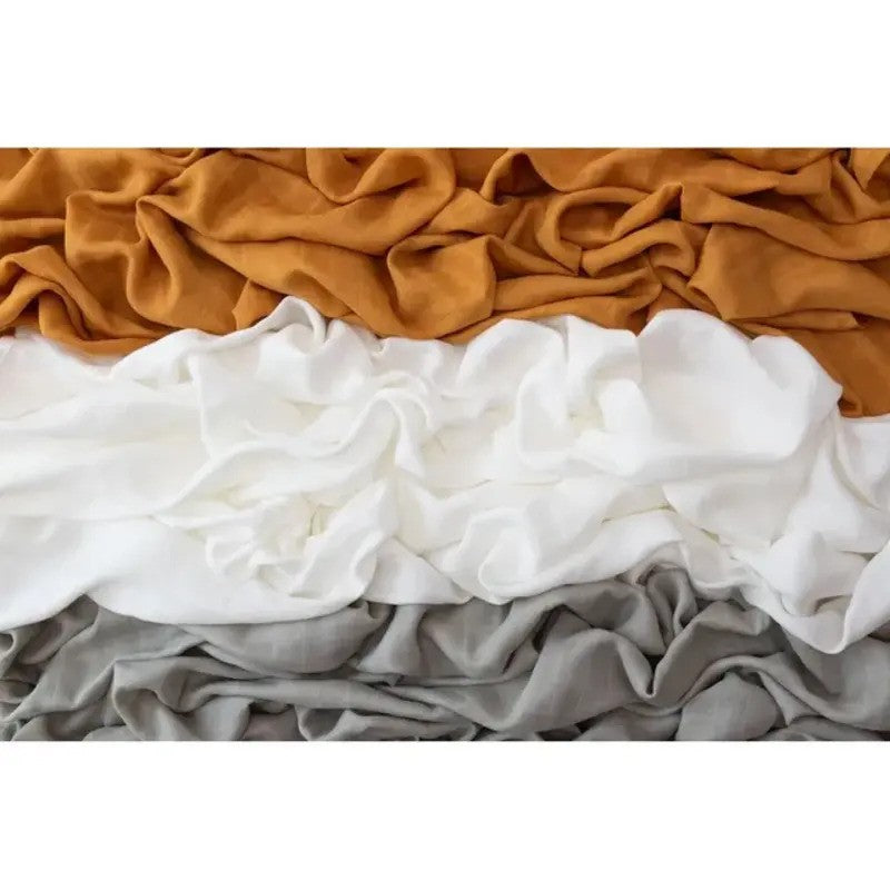 Anvi Baby Organic Bamboo Swaddle (120X120CM Set of 3) Daybreak