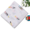 Anvi Baby Organic Cotton Muslin Swaddle Wrap Feathers