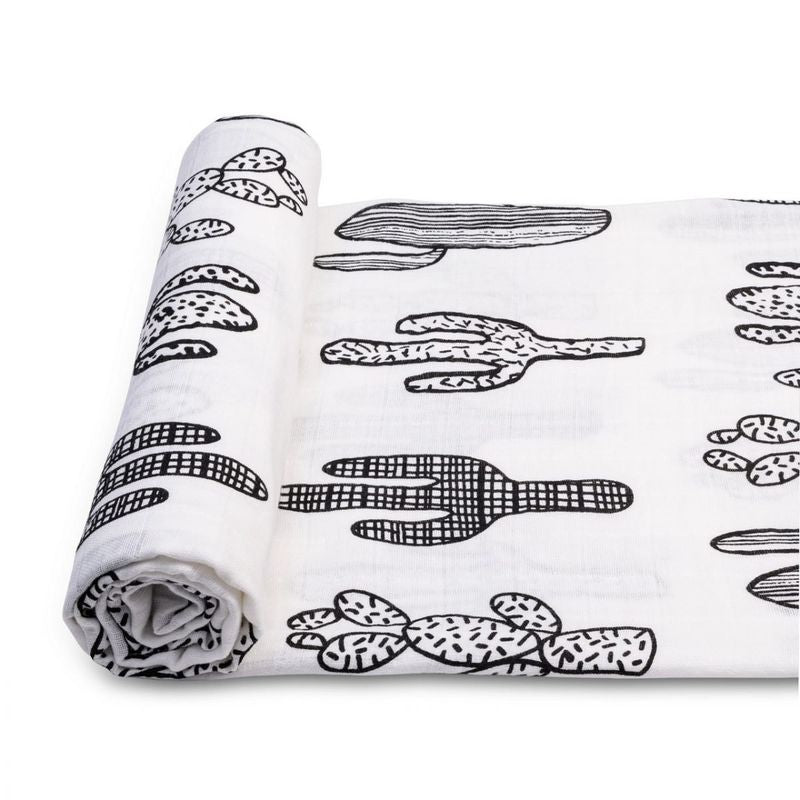 Anvi Baby Organic Cotton Muslin Swaddle Wrap Out Of The Cactus