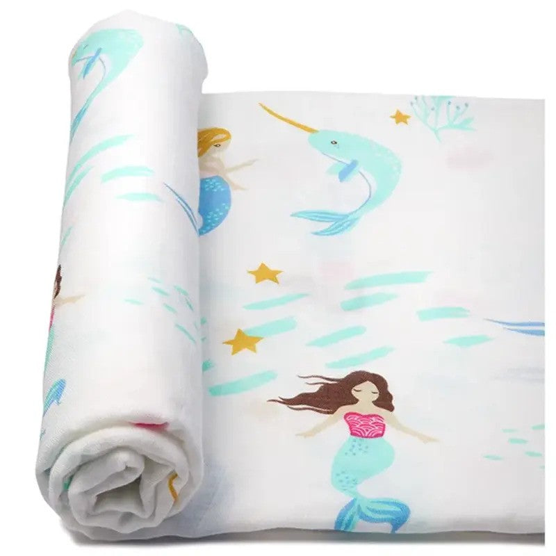 Anvi Baby Organic Muslin Swaddle Wrap (120x120cm) Ariel's Playground