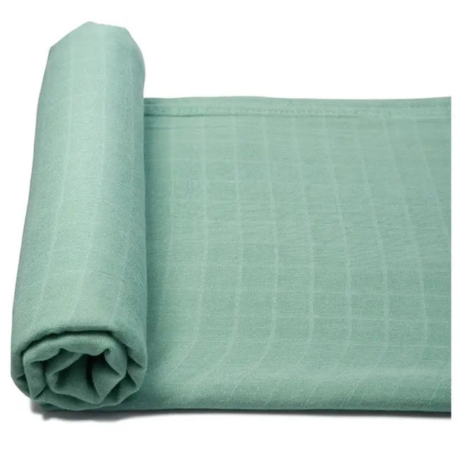 Anvi Baby Organic Muslin Swaddle Wrap (120x120cm) Azure Sky