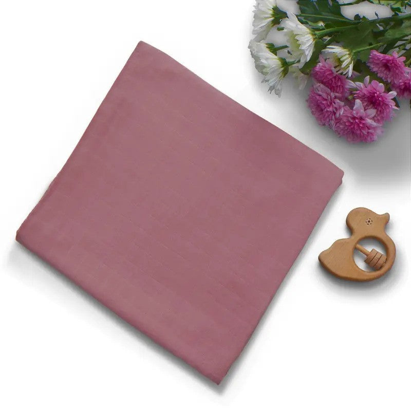 Anvi Baby Organic Muslin Swaddle Wrap (120x120cm) Purple Rain