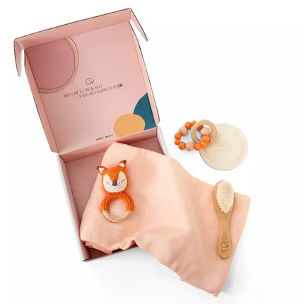 Anvi™ Baby Newborn Baby 5 Pieces Gift Set Fox