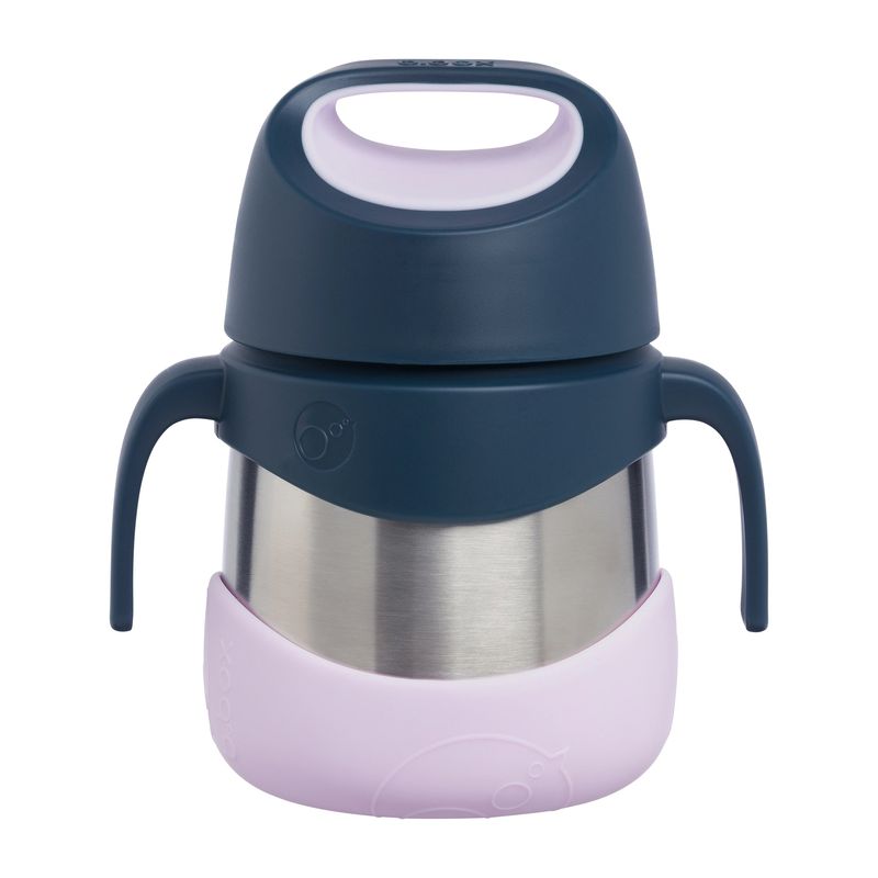b.box Insulated Food Jar (11.3fl.oz) & Spork Indigo Rose