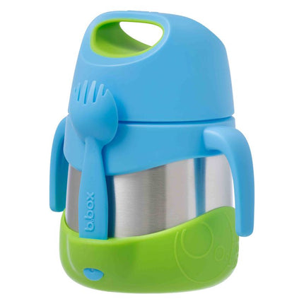 b.box Insulated Food Jar (11.3fl.oz) & Spork Ocean Breeze
