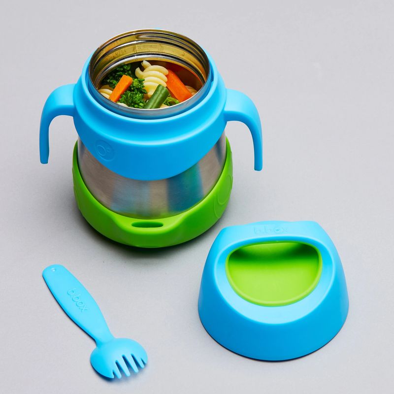 b.box Insulated Food Jar (11.3fl.oz) & Spork Ocean Breeze
