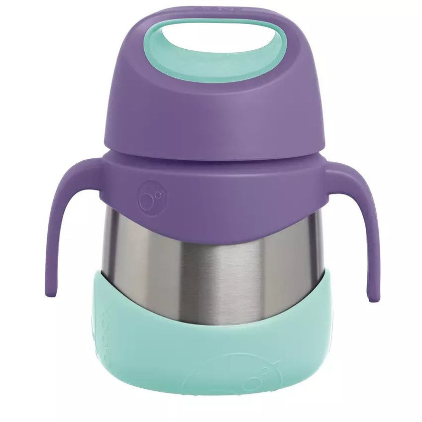 b.box Insulated Food Jar (11.3fl.oz) & Spork Lilac Pop