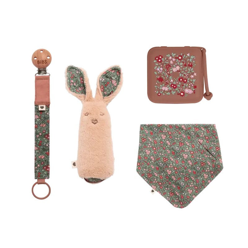 BIBS X LIBERTY Baby Bundle  Chamomile Lawn - Woodchuck