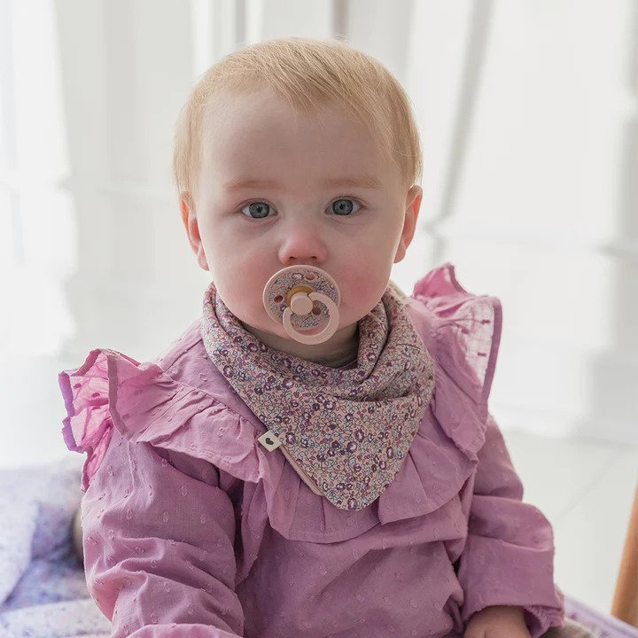 Bibs X Liberty Bandana Bib Capel Fossil Grey