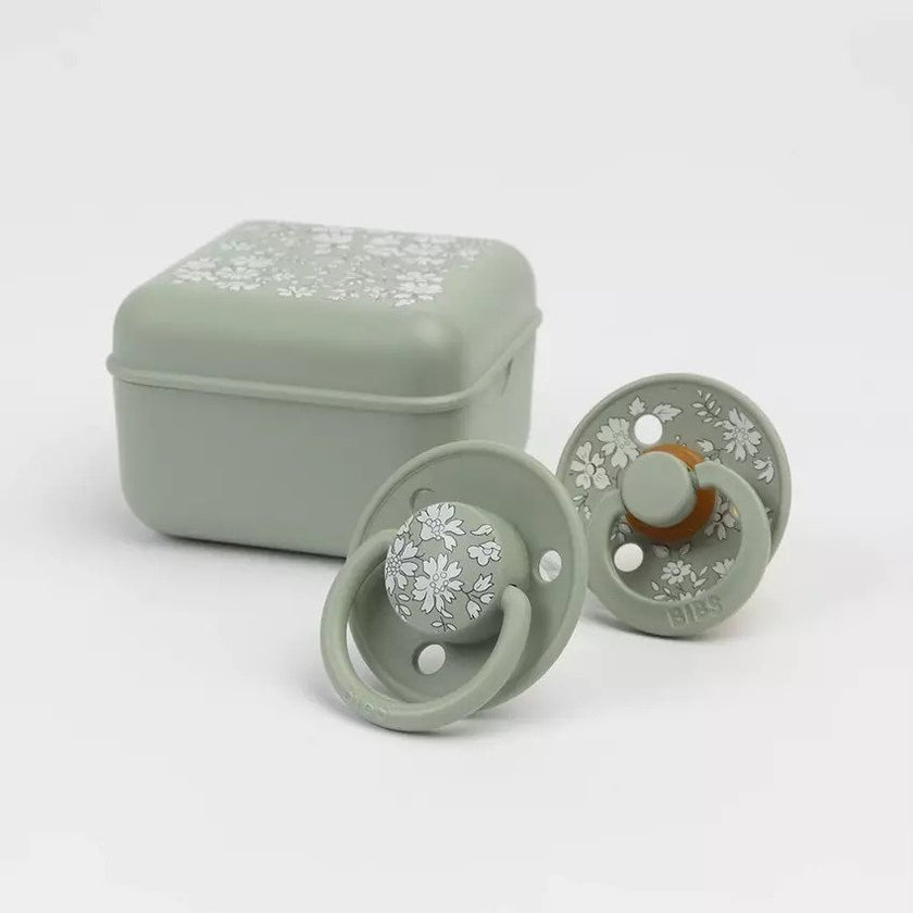 Bibs X Liberty Pacifier Box Capel Sage
