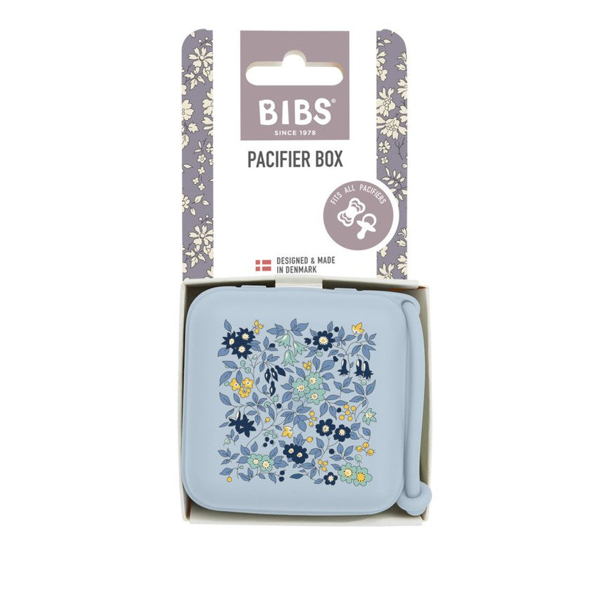 Bibs X Liberty Pacifier Box Chamomile Lawn Baby Blue